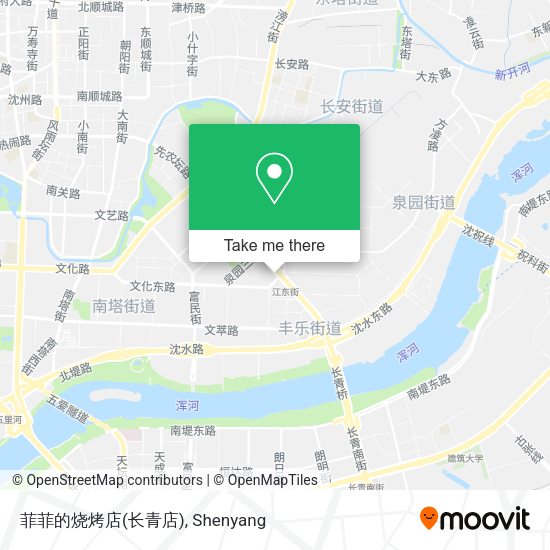 菲菲的烧烤店(长青店) map