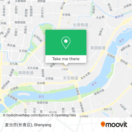 麦当劳(长青店) map
