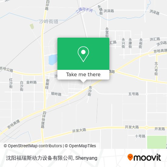 沈阳福瑞斯动力设备有限公司 map