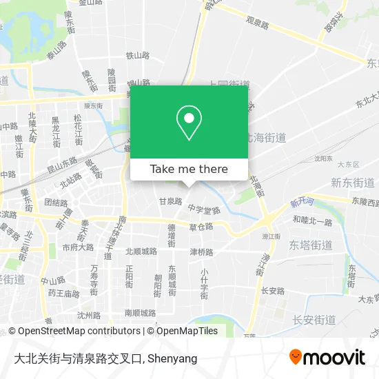 大北关街与清泉路交叉口 map