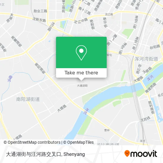 大通湖街与汪河路交叉口 map