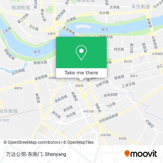 万达公馆-东南门 map