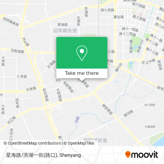 星海路/洪湖一街(路口) map