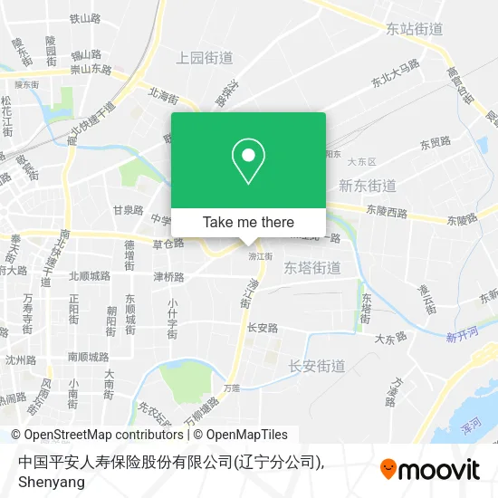 中国平安人寿保险股份有限公司(辽宁分公司) map
