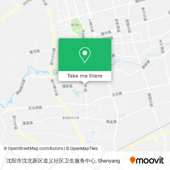 沈阳市沈北新区道义社区卫生服务中心 map