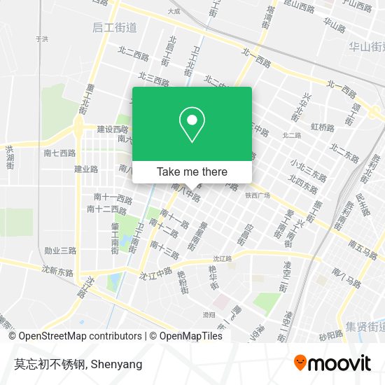 莫忘初不锈钢 map