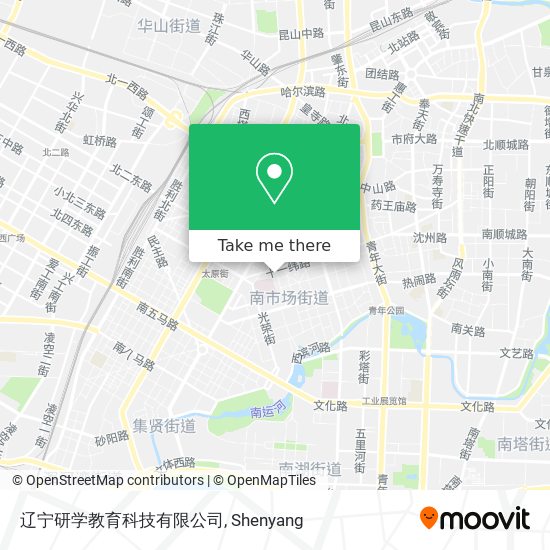 辽宁研学教育科技有限公司 map