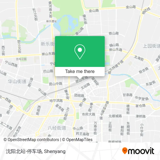 沈阳北站-停车场 map