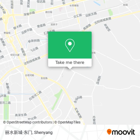 丽水新城-东门 map