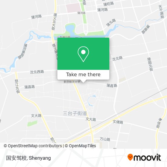 国安驾校 map