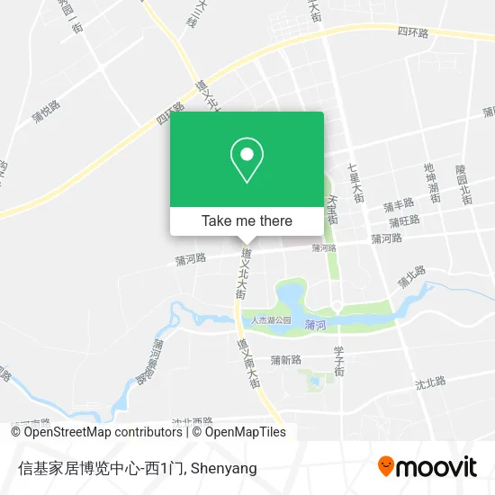 信基家居博览中心-西1门 map