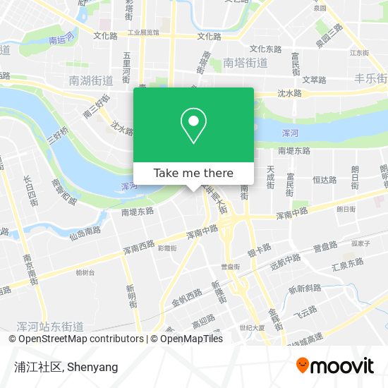 浦江社区 map