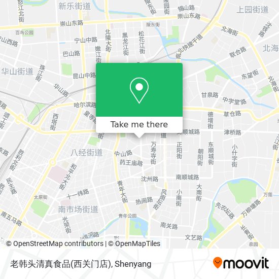 老韩头清真食品(西关门店) map