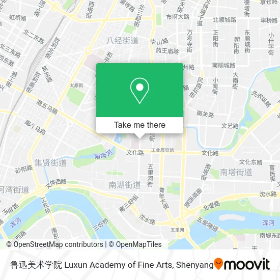 鲁迅美术学院 Luxun Academy of Fine Arts map