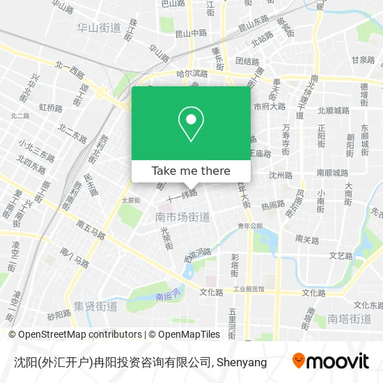 沈阳(外汇开户)冉阳投资咨询有限公司 map