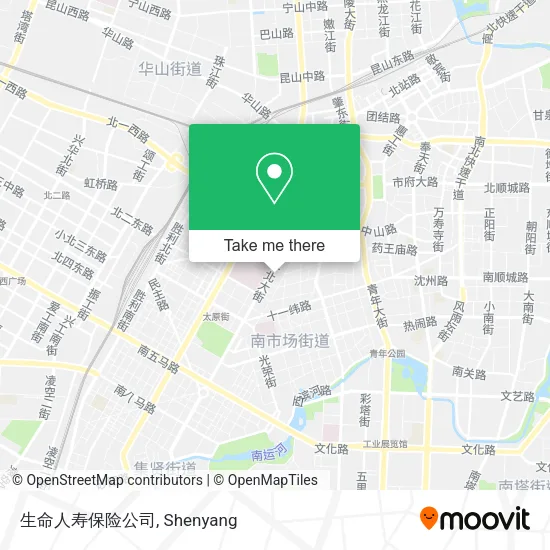 生命人寿保险公司 map