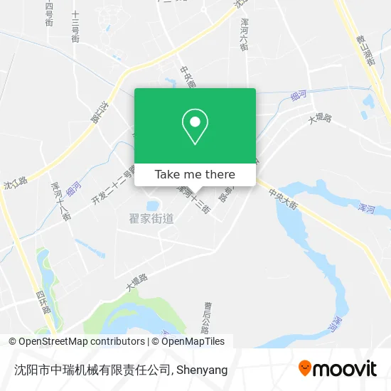 沈阳市中瑞机械有限责任公司 map