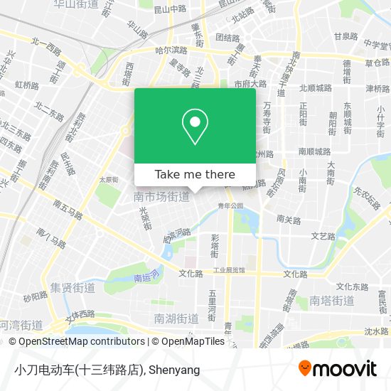 小刀电动车(十三纬路店) map