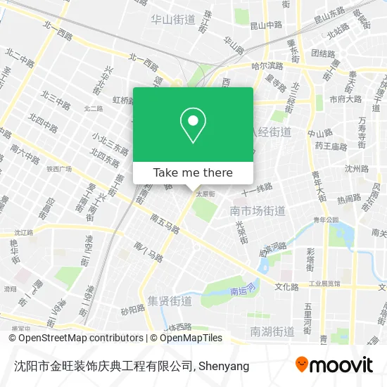 沈阳市金旺装饰庆典工程有限公司 map