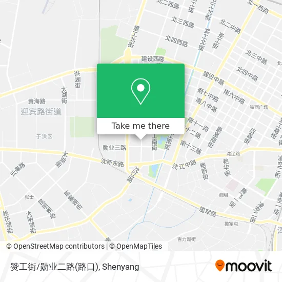 赞工街/勋业二路(路口) map