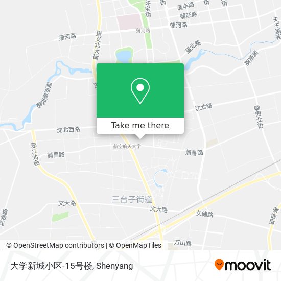 大学新城小区-15号楼 map