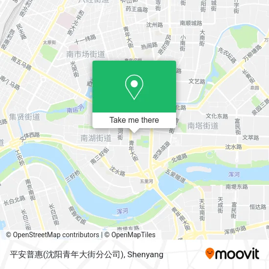 平安普惠(沈阳青年大街分公司) map