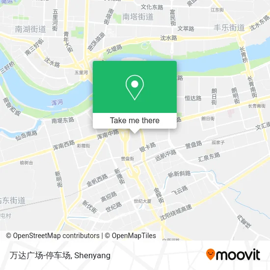 万达广场-停车场 map