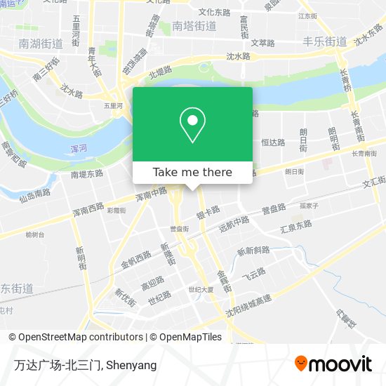 万达广场-北三门 map