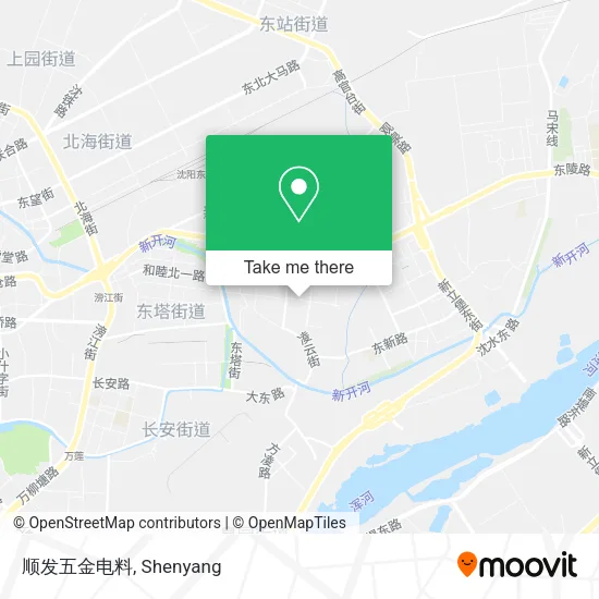 顺发五金电料 map