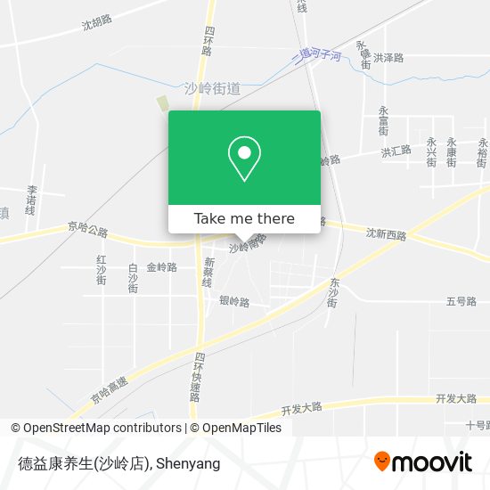 德益康养生(沙岭店) map