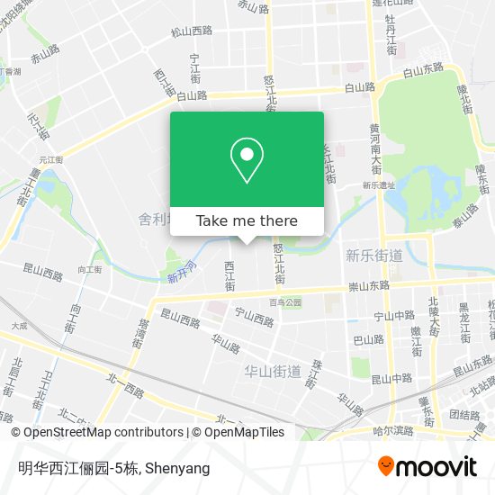 明华西江俪园-5栋 map