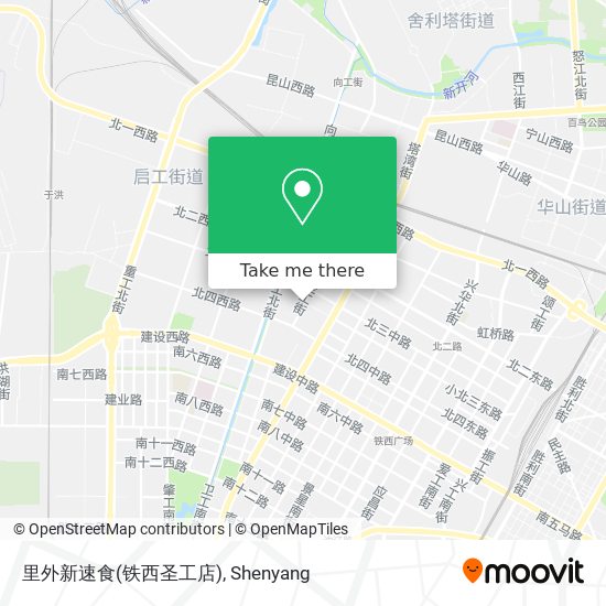 里外新速食(铁西圣工店) map