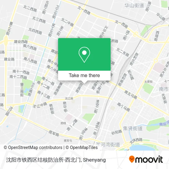 沈阳市铁西区结核防治所-西北门 map