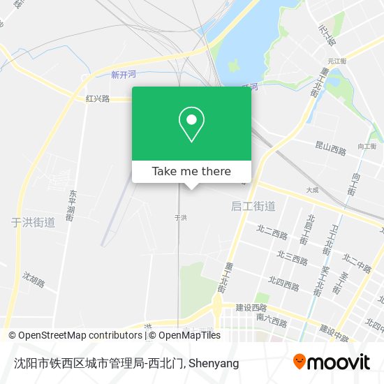 沈阳市铁西区城市管理局-西北门 map