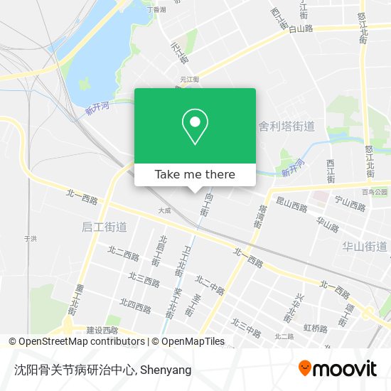 沈阳骨关节病研治中心 map