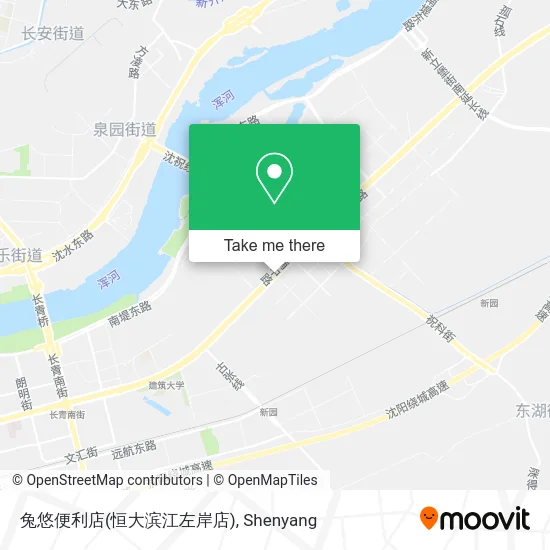 兔悠便利店(恒大滨江左岸店) map