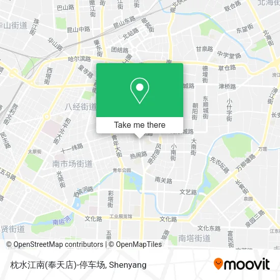 枕水江南(奉天店)-停车场 map