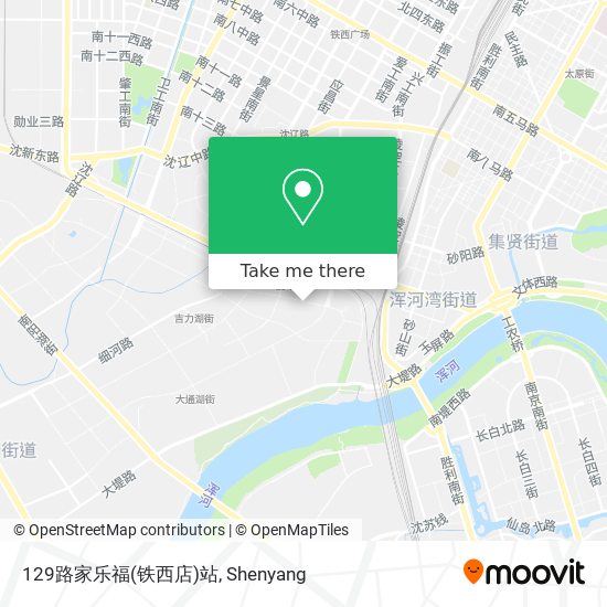 129路家乐福(铁西店)站 map