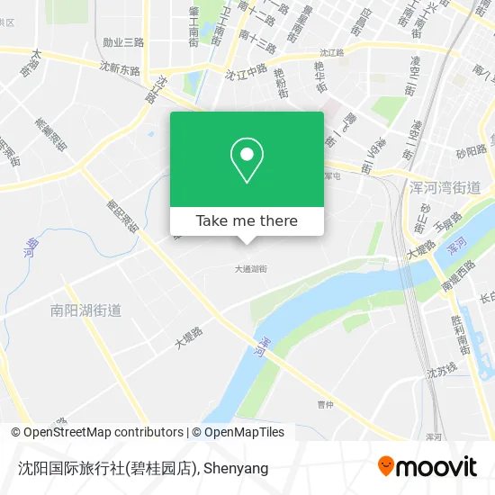 沈阳国际旅行社(碧桂园店) map