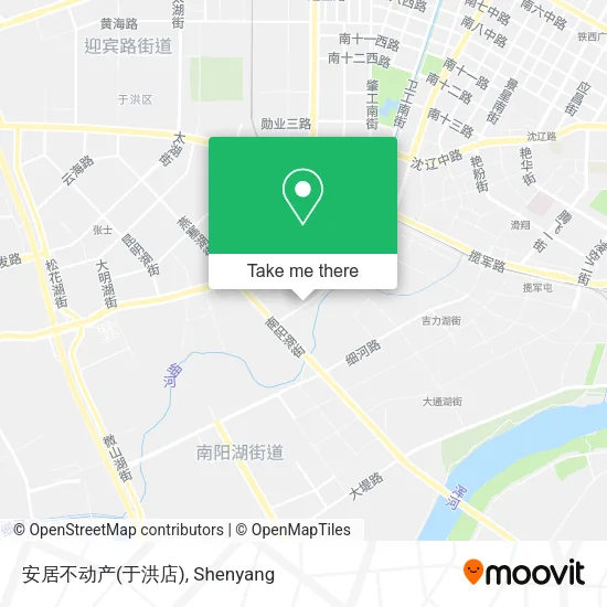 安居不动产(于洪店) map