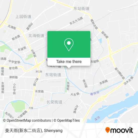 曼天雨(新东二街店) map