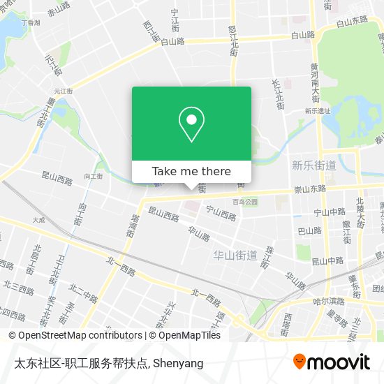 太东社区-职工服务帮扶点 map
