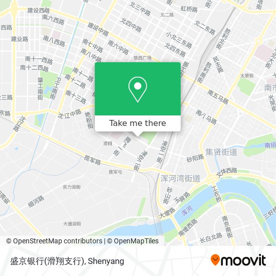 盛京银行(滑翔支行) map