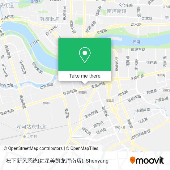 松下新风系统(红星美凯龙浑南店) map