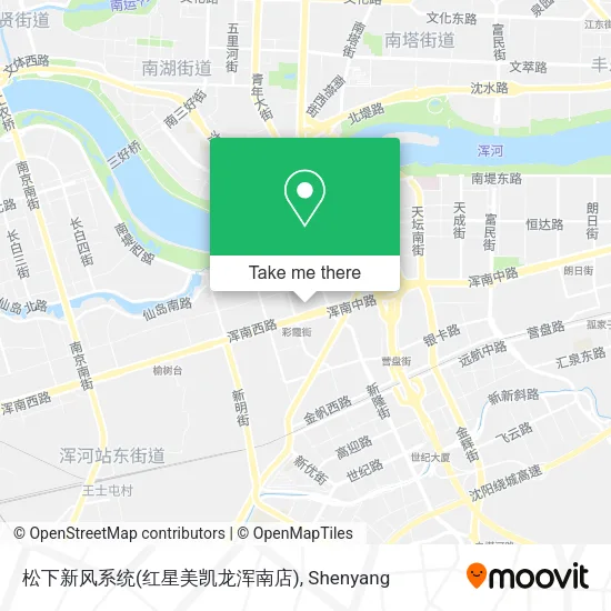 松下新风系统(红星美凯龙浑南店) map