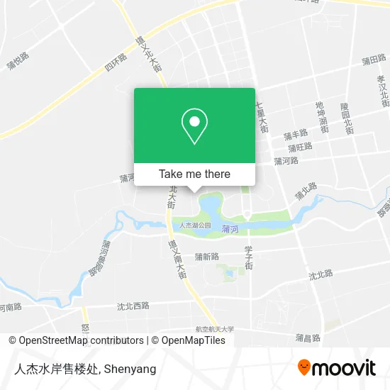 人杰水岸售楼处 map