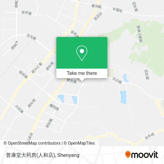 普康堂大药房(人和店) map
