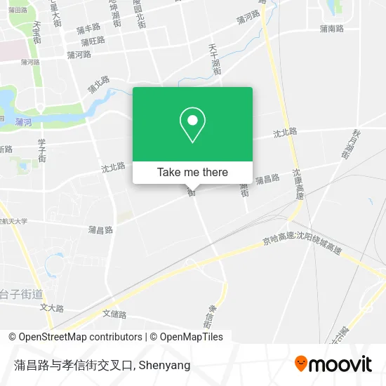 蒲昌路与孝信街交叉口 map