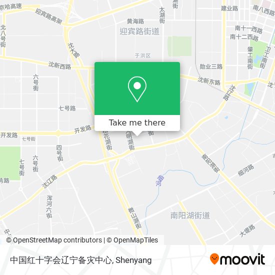 中国红十字会辽宁备灾中心 map