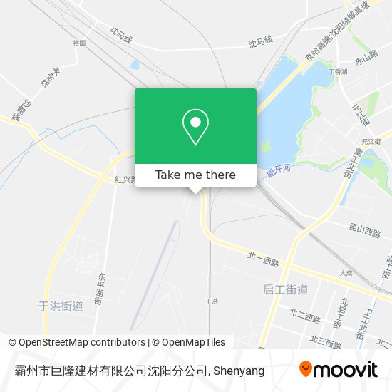 霸州市巨隆建材有限公司沈阳分公司 map
